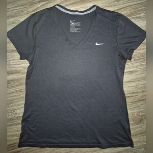 Nike Black Large V Neck